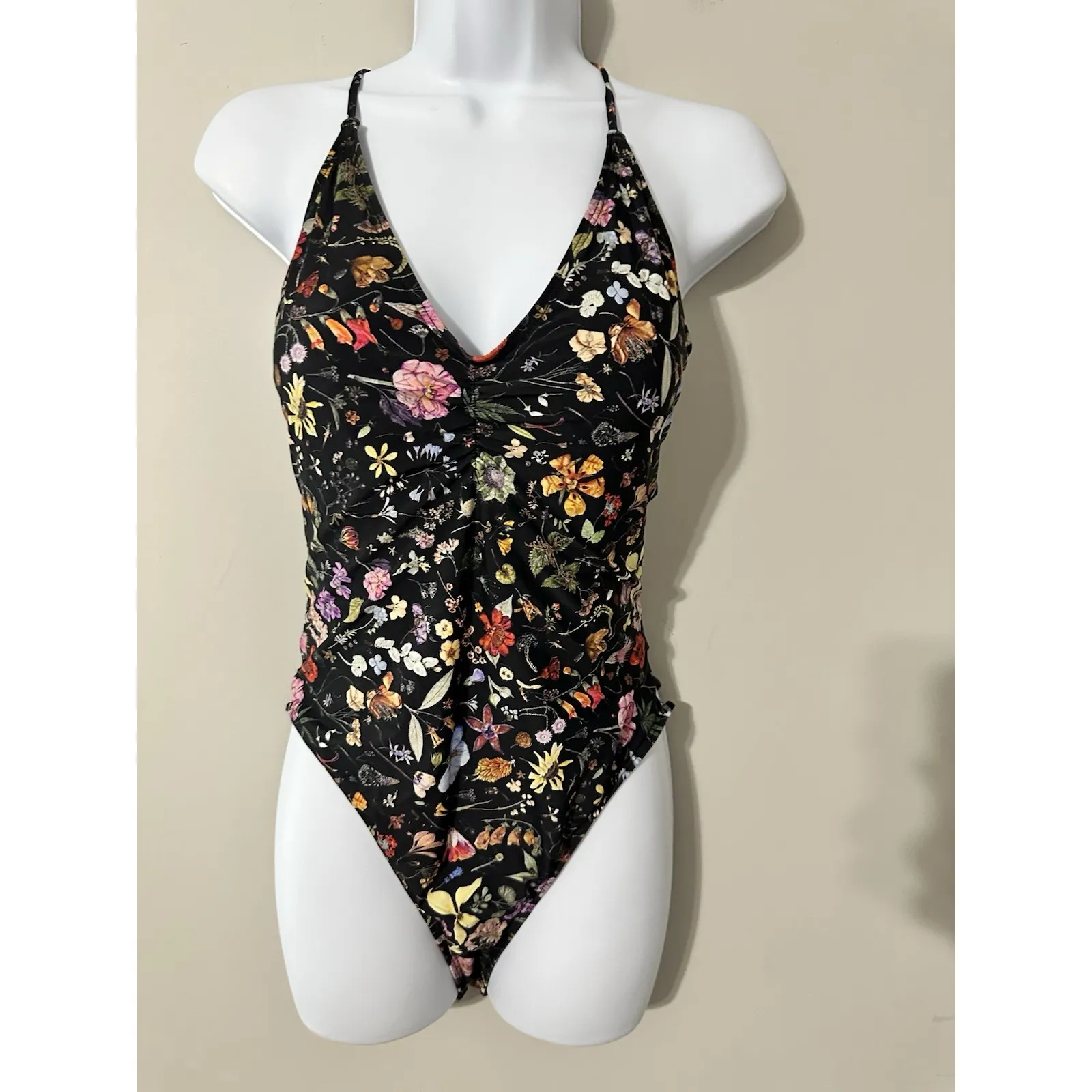 L Space Liberty Love Wild Side One Piece Cutout Push Up Swimsuit Size 10 EUC - Image 2