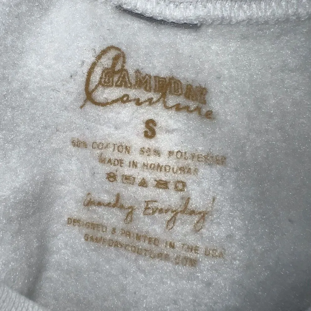 Gameday Couture Womens Christmas Holiday Sweatshirt Size S White Merry & Bright - Image 4