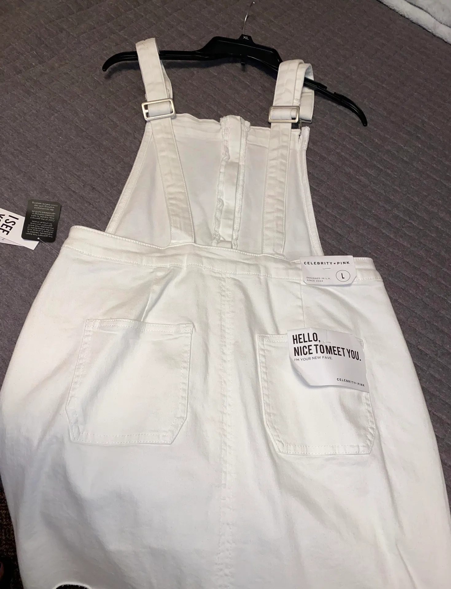 Celebrity Pink Overall Dress - Image 2