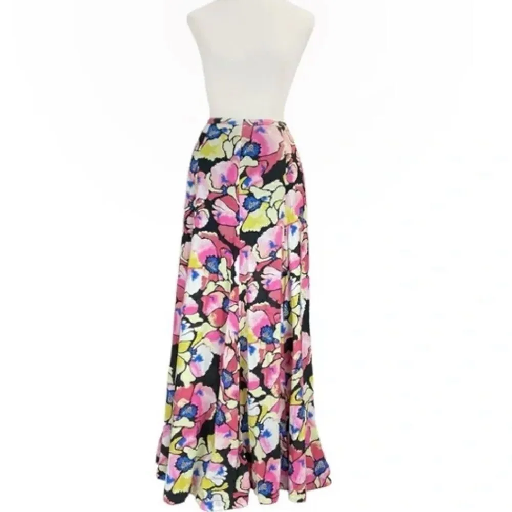 Free People Hot Tropics Maxi Skirt in Multicolor Floral Print 2 - Image 5