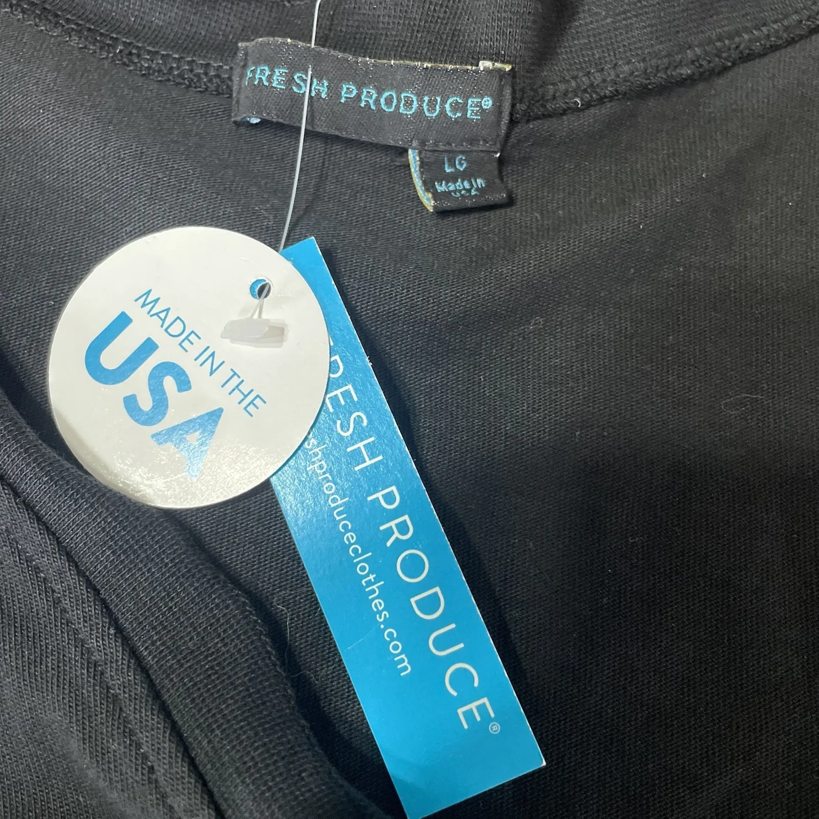 Fresh Produce Ruffled Hem Tank Dress Size L Black Beach Travel Summer Resortwear - Image 4