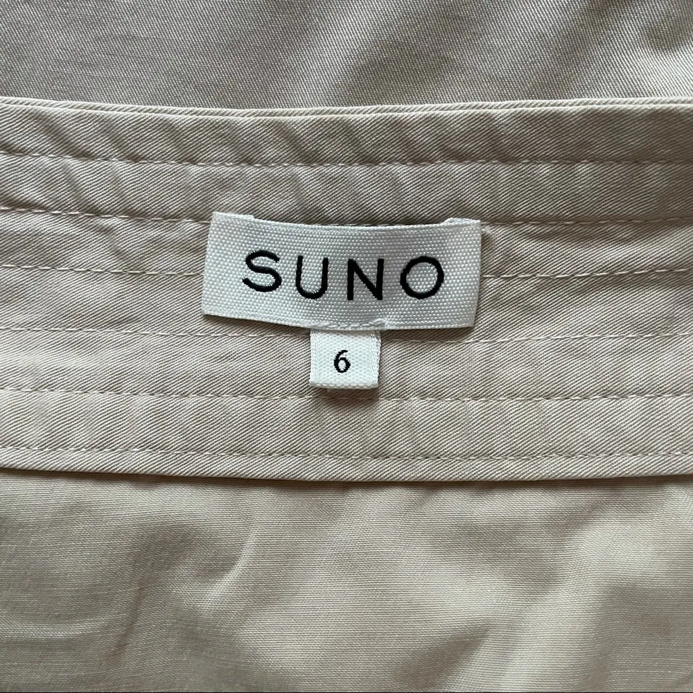 Suno Layered Skirt Tan Size 6 - Image 8