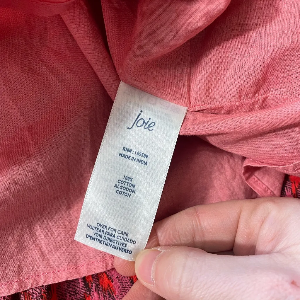 Joie Bondi Tiered Midi Dress in Tea Rose   - Women’s Size Medium - Image 11