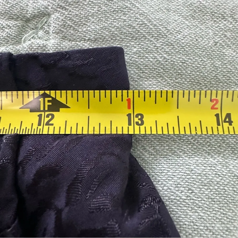 LPA Revolve Navy Blue Leopard Print Embellished Wrap Skirt Size XS - Image 5