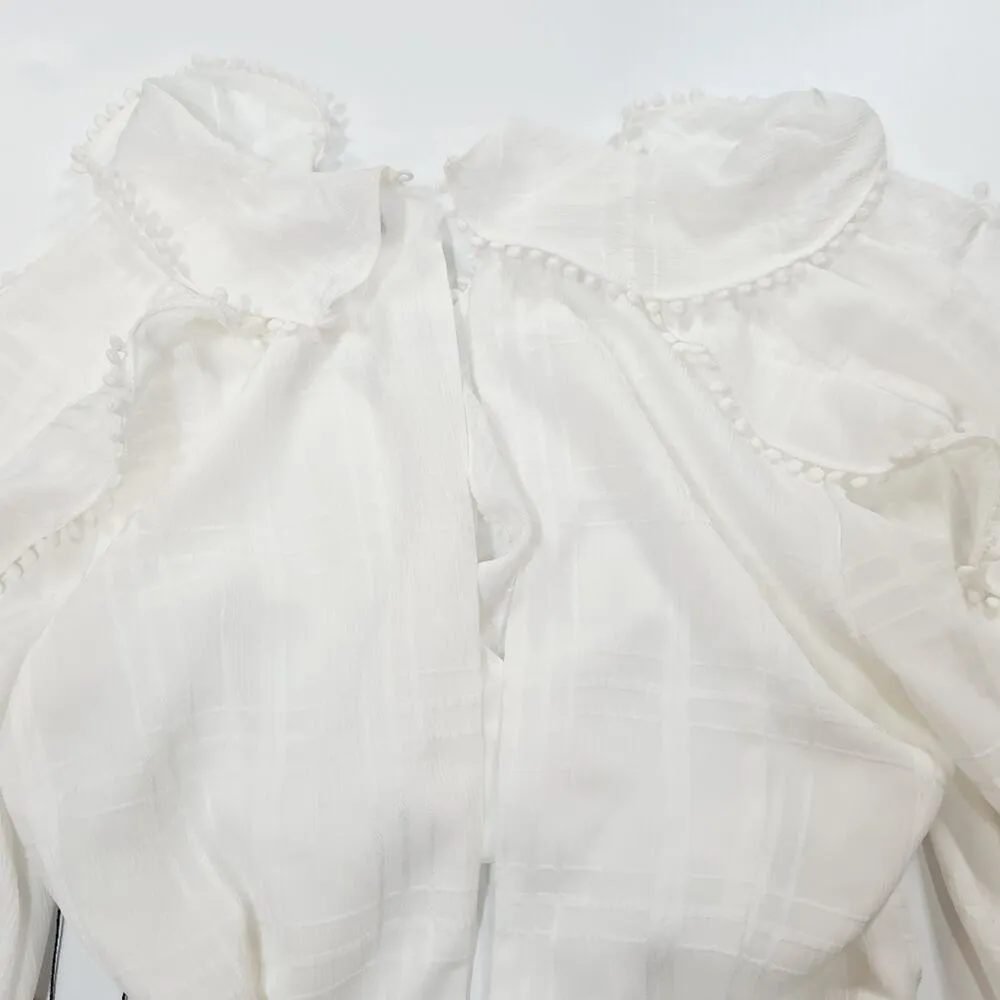 MAJORELLE Enzo Romper in Ivory XS - Image 11