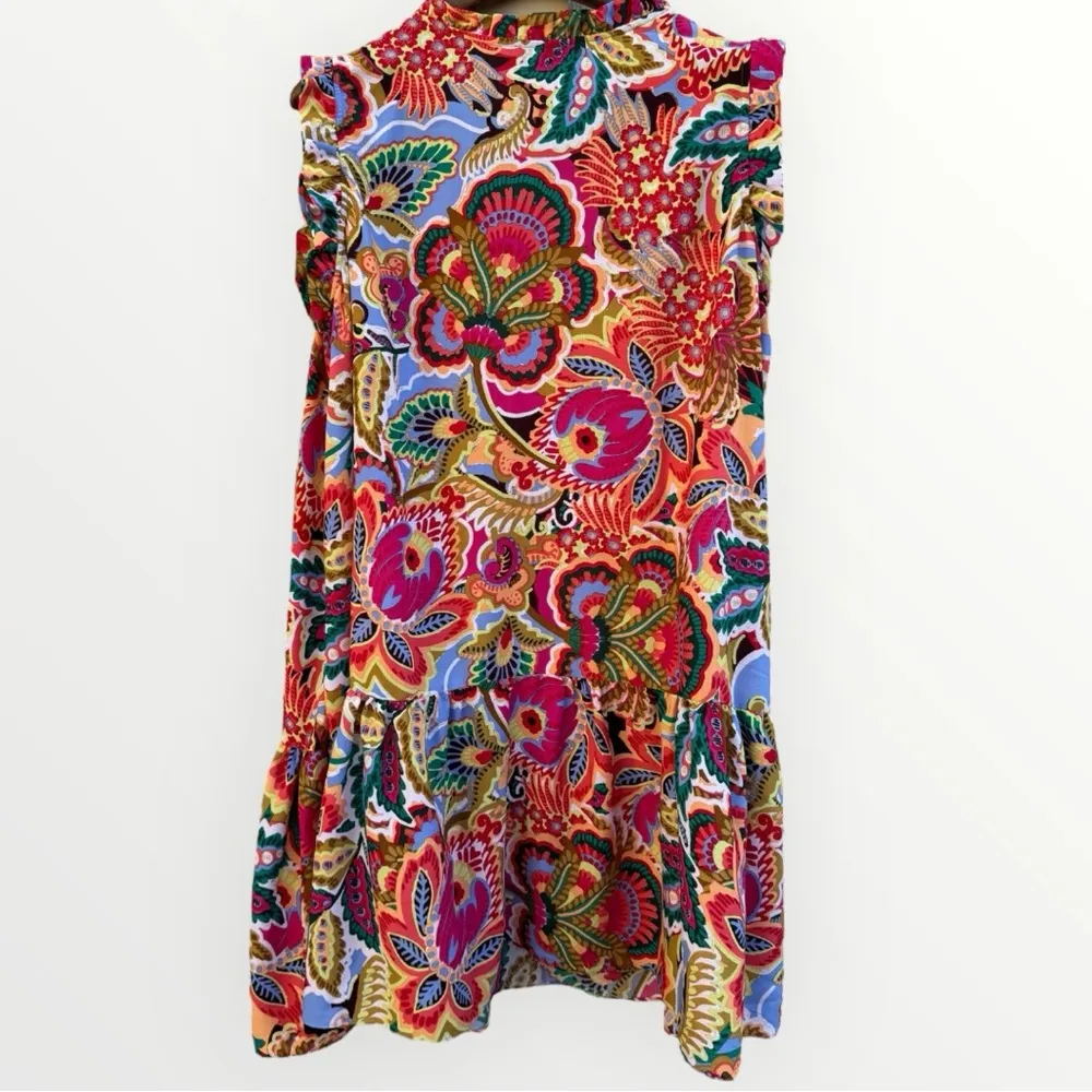 Maia Bright Floral Dress Pink Size 1X - Image 10