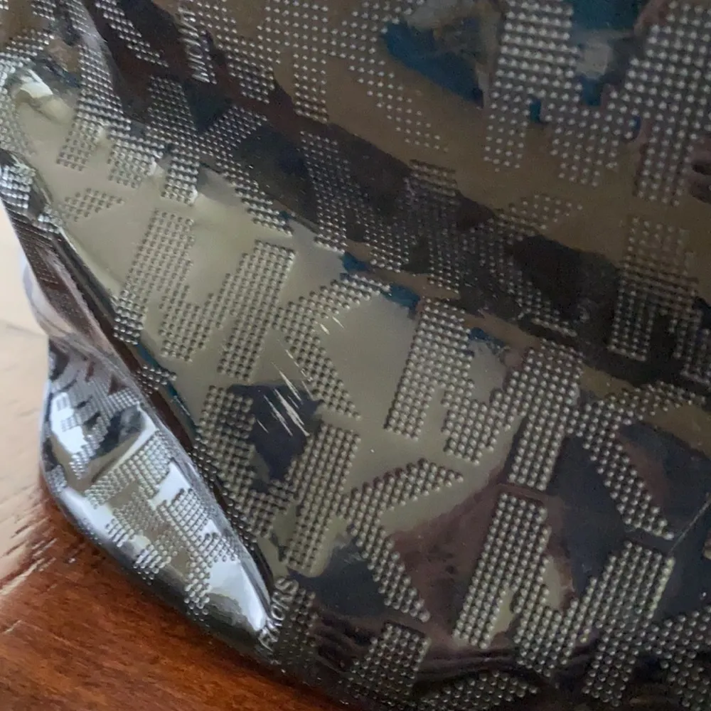 Michael Kors Jet Set Black Patent Leather Logo Tote Bag Purse - Image 4