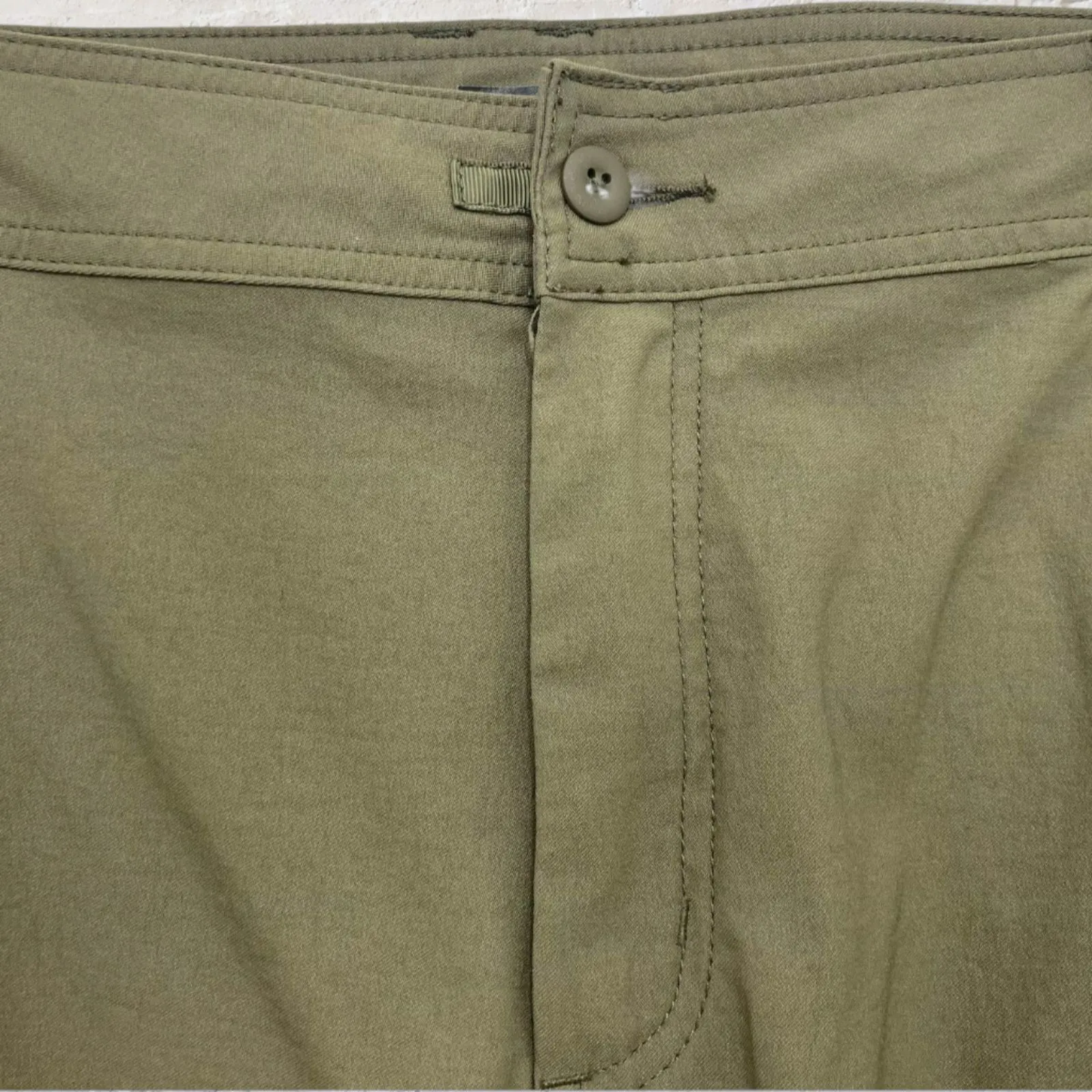 prAna Halle Pant Plus II 22W Olive ReZion Stretch Hiking Outdoor Pants NWOT - Image 7