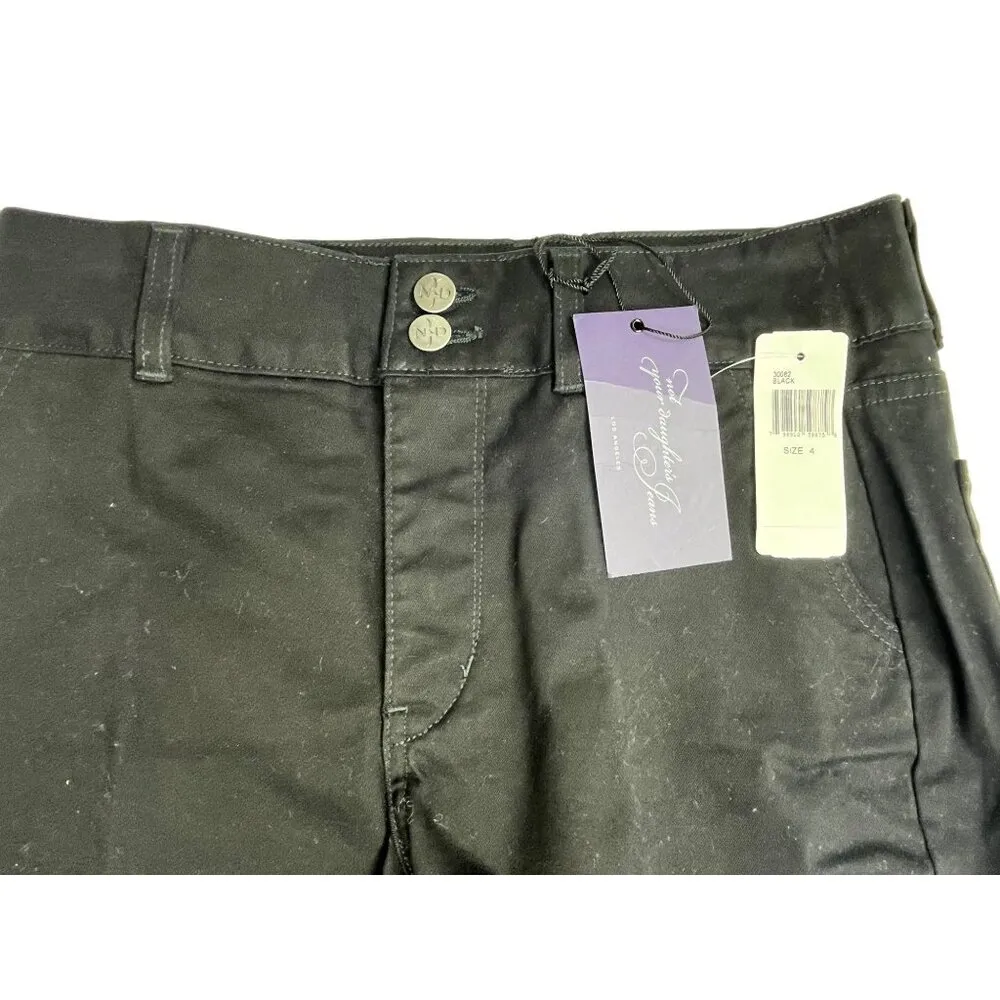 Not Your Daughter's Jeans Size 4 Black Capri Pants Cotton, Spandex 89p - Image 3