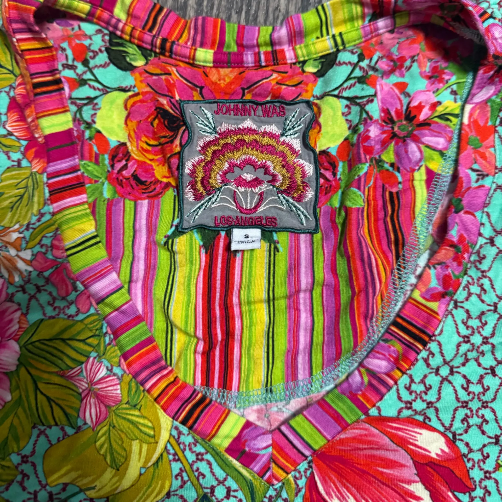 Johnny Was  Multicolor Floral Top - Image 2