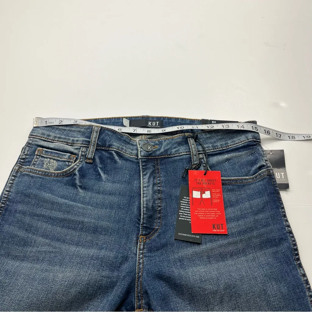 Kut From the Kloth Mia Fab Ab Toothpick Skinny Jean Women Size 10 Blue Denim NEW - Image 9