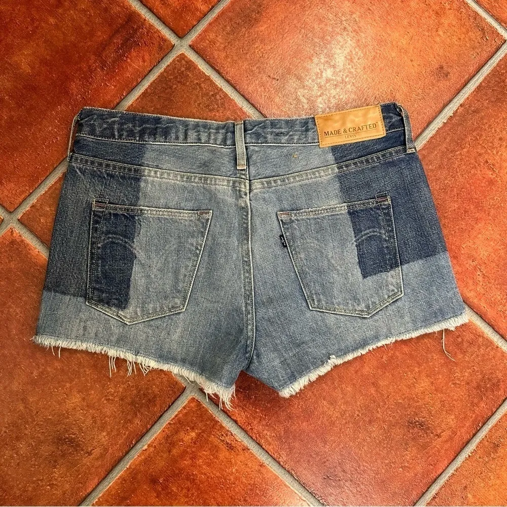 Made & Crafted Empire Patchwork Denim Shorts - Image 6