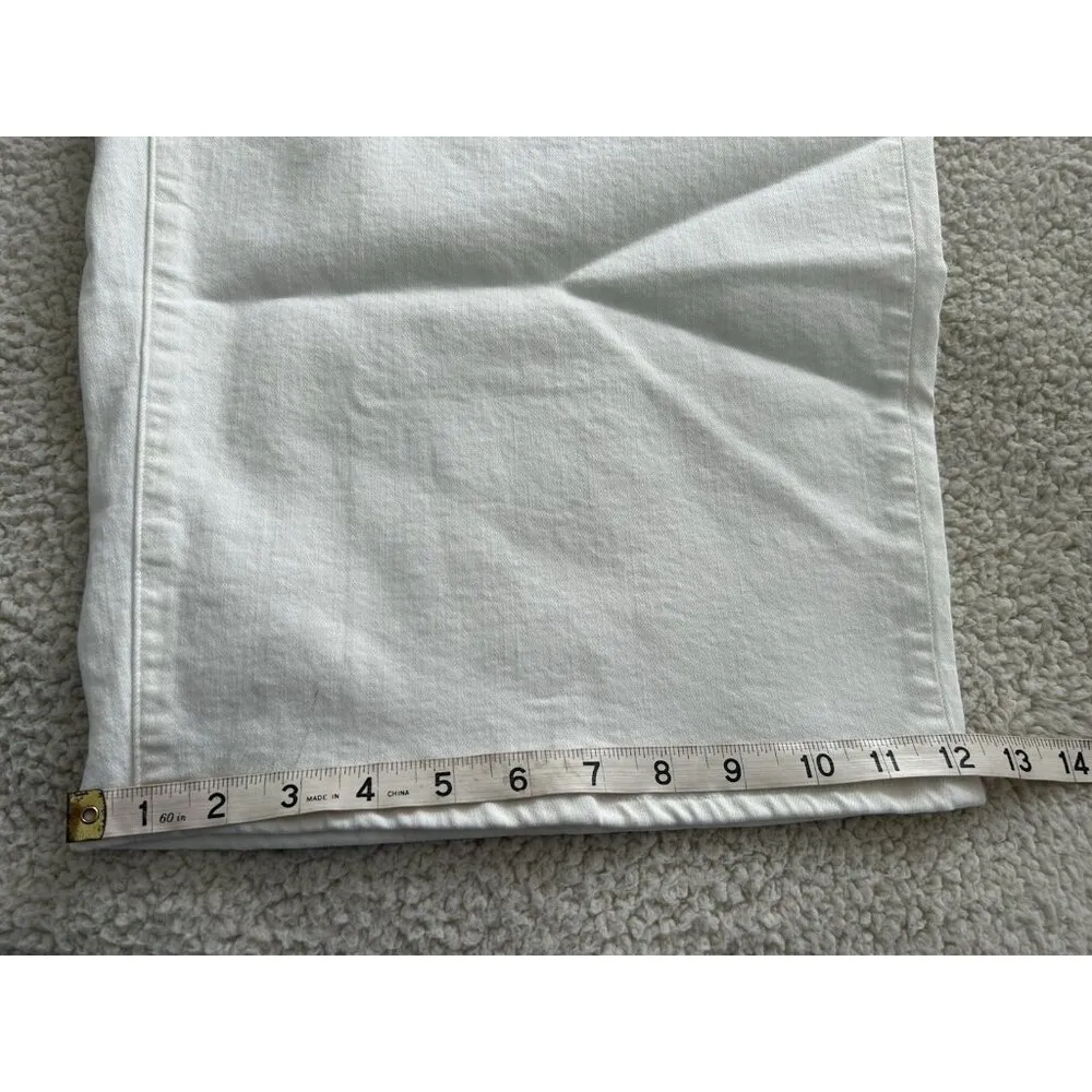 Madewell The Perfect Vintage Wide-Leg Crop Jeans in Vintage Canvas Size 24W - Image 11