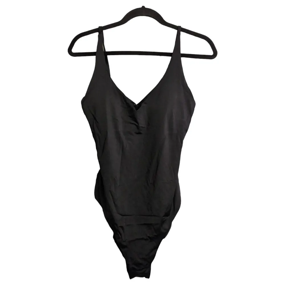 Andie Baia One Piece Black Swimwear Bathing Suit Adjustable Size L New - Image 2