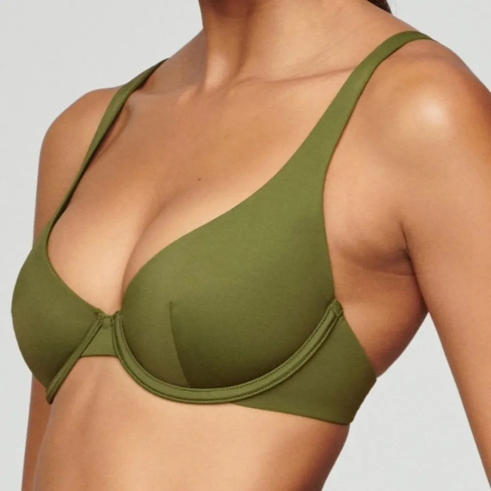 Cuup The Scoop Underwire Bikini Swim Top Fern 15 (38D / 40Cā / 42B) Green Size undefined - Image 2