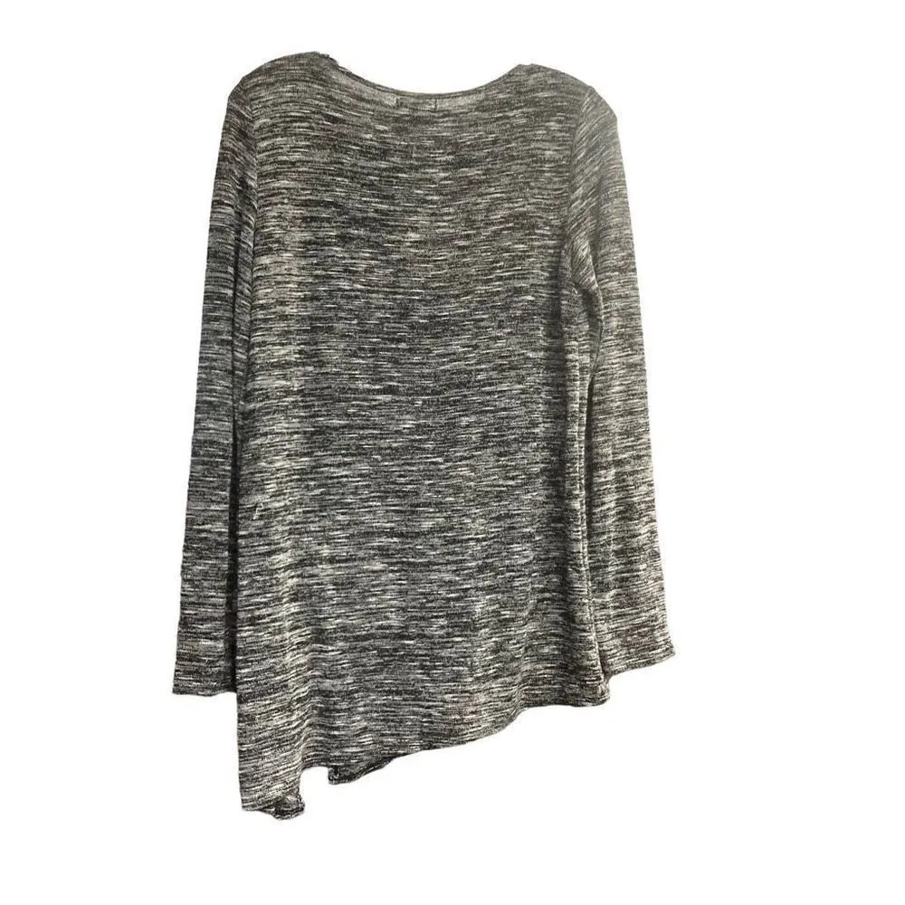 MAX STUDIO Women’s‎ sweater pullover gray Size Small Long Sleeves - Image 2