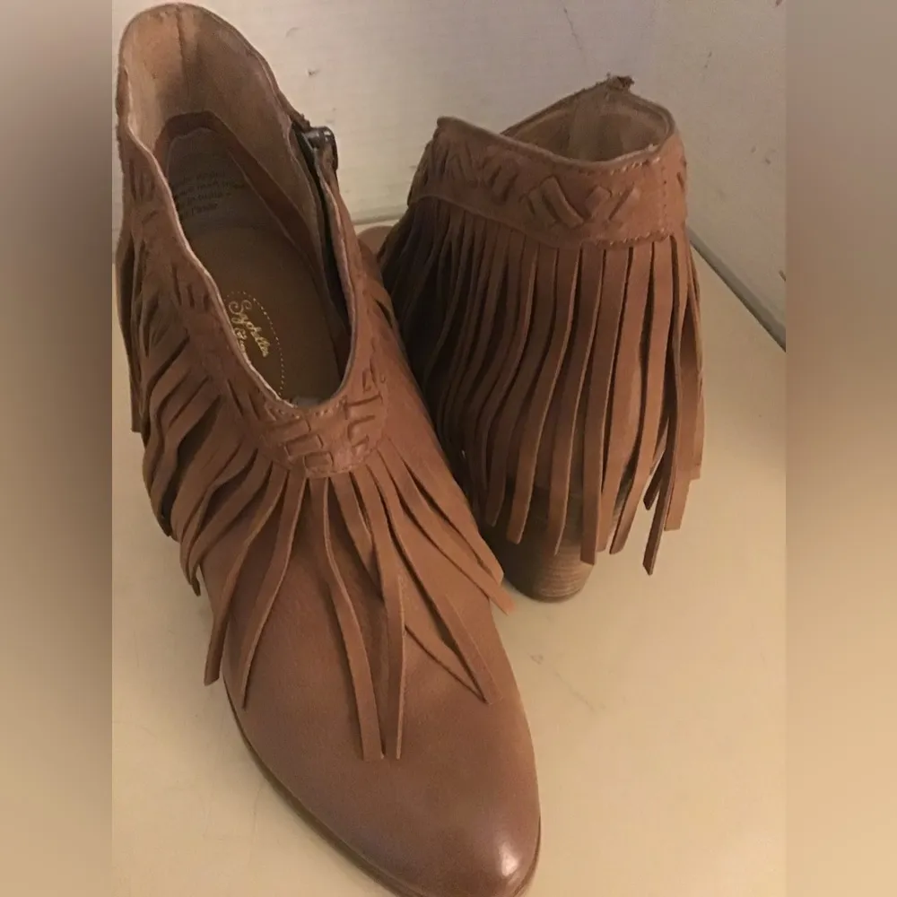 Seychelles women chestnut brown leather world tour boots US 8 - Image 3