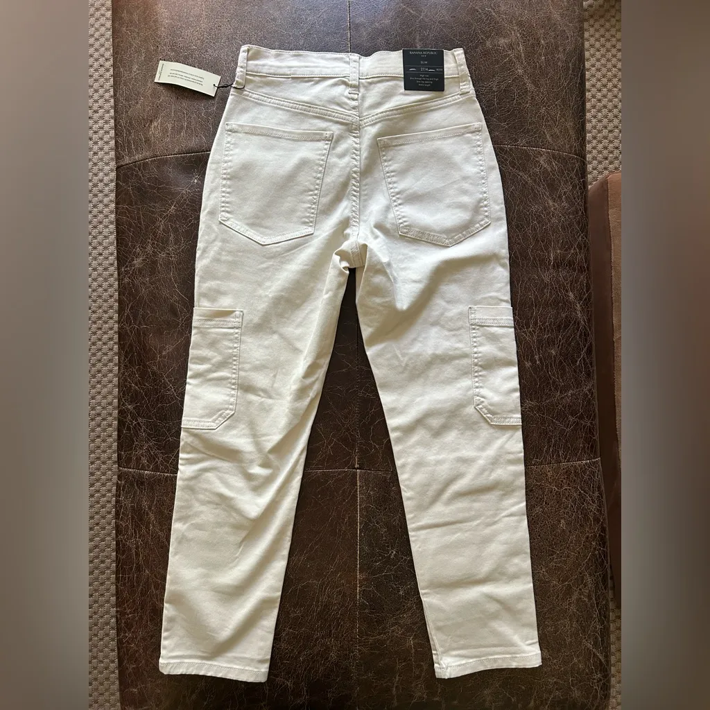 Banana Republic Slim High Rise Cargo Ankle Pant - Image 3