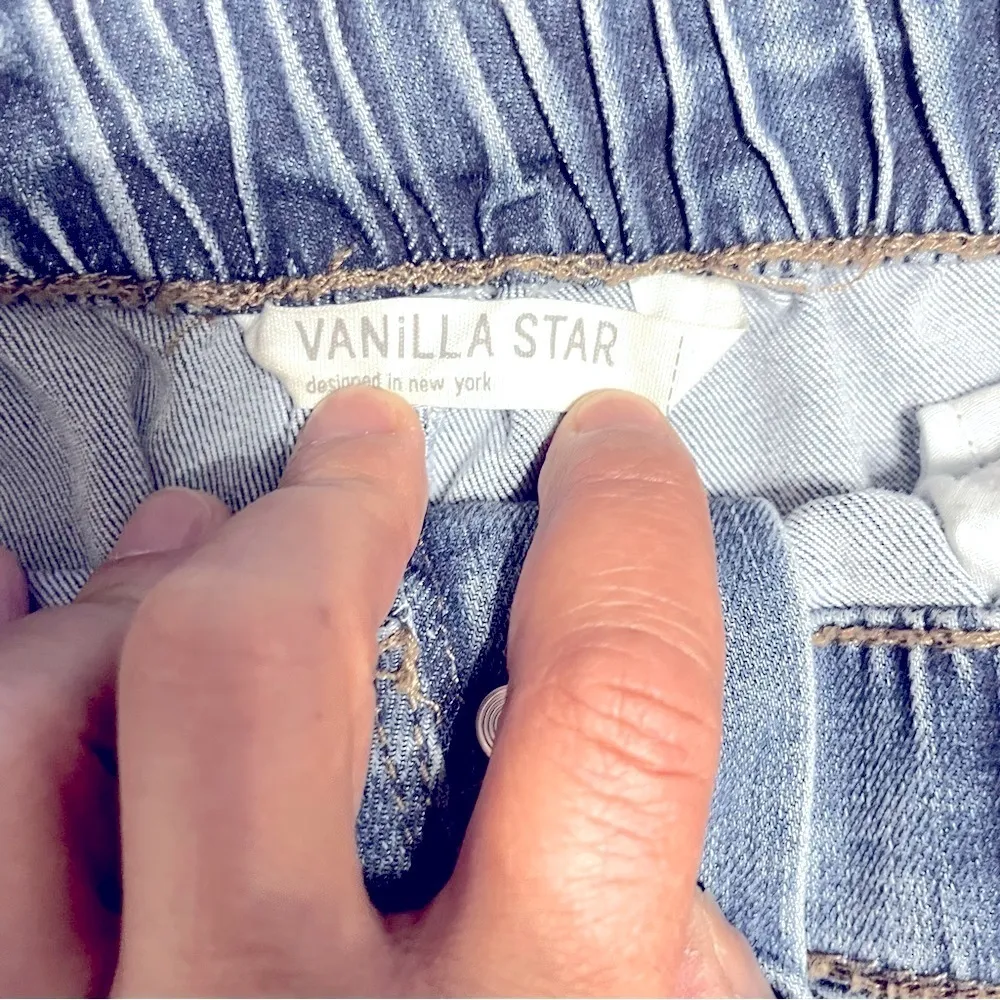 Vanilla Star elastic waist skinny jeans size 5 - Image 4