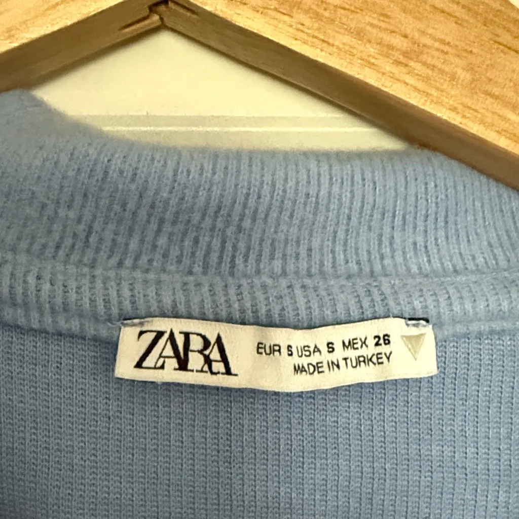 Zara Blue Women's Sweater - Image 2