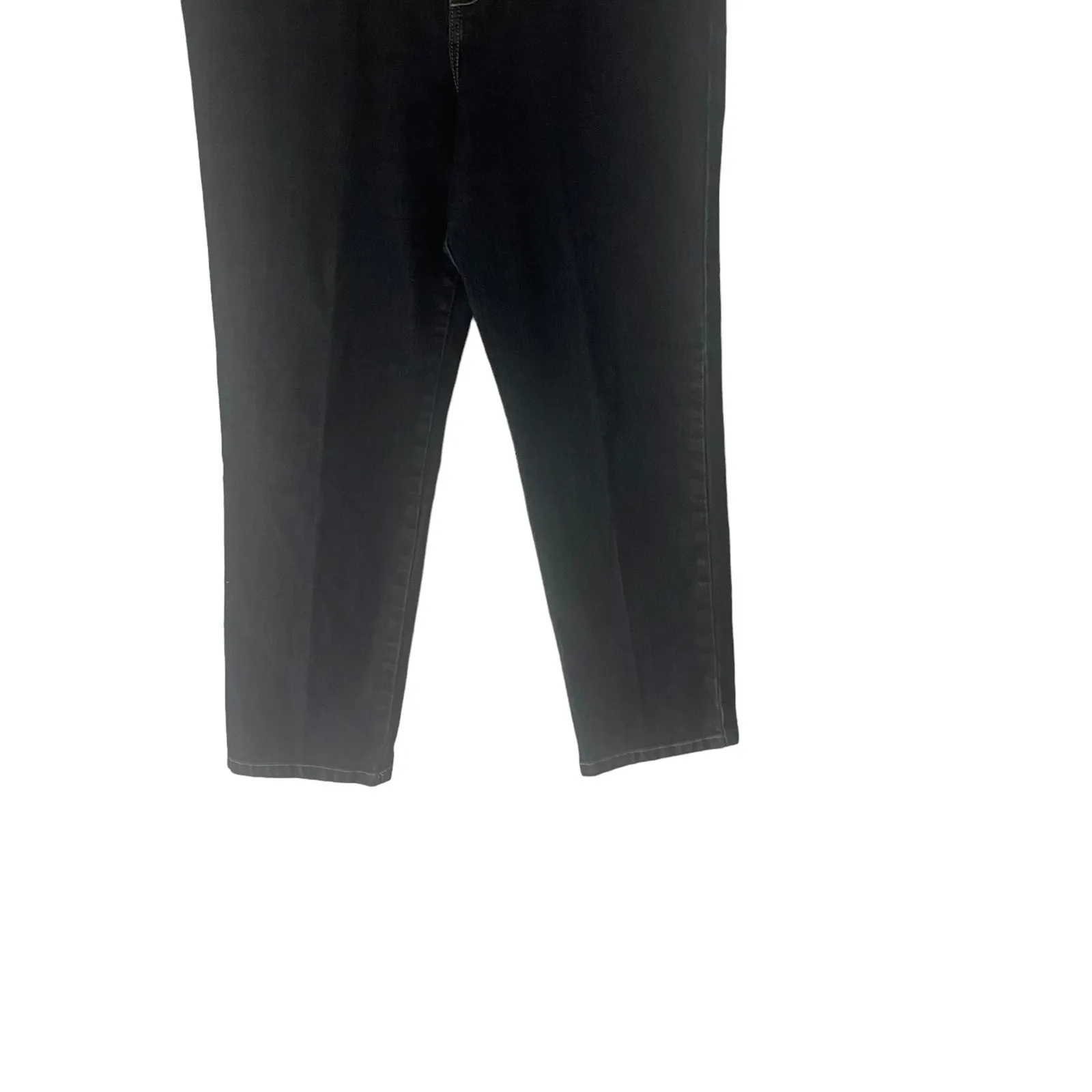 Gloria Vanderbilt Women's Plus Size 16 Short Dark Wash Straight Leg Jeans - Image 3