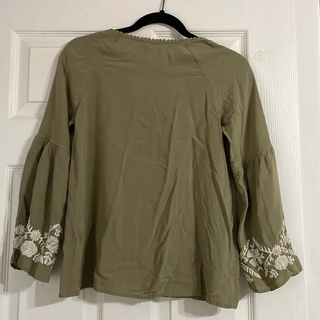 Love Tree  Embroidered Blouse - Image 5