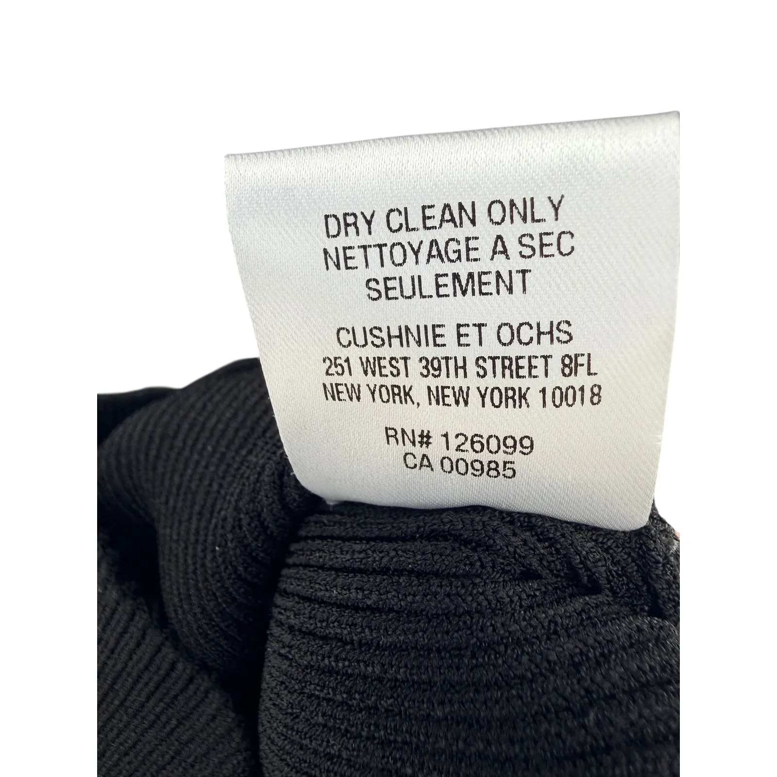 Cushnie Et Ochs Knit Black Ribbed High Neck Cutout Midi Dress S Minimalist - Image 6