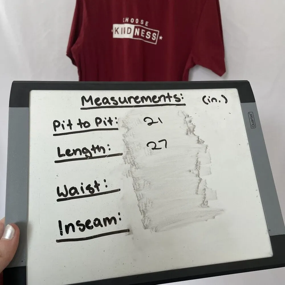 Choose Kindness Here & Now Burgundy Cotton T - Image 6