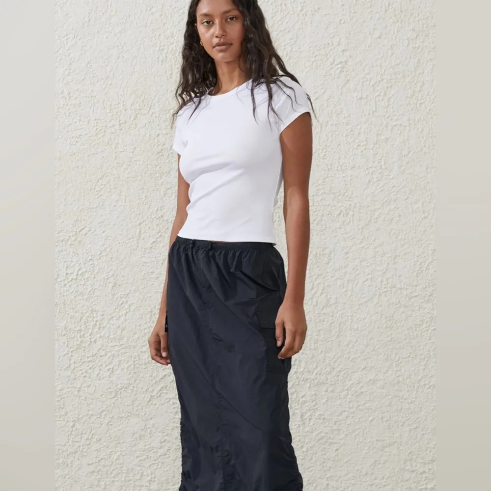 New Activewear COTTON ON Women's Active Rib Gym White T-shirt XL - Image 4