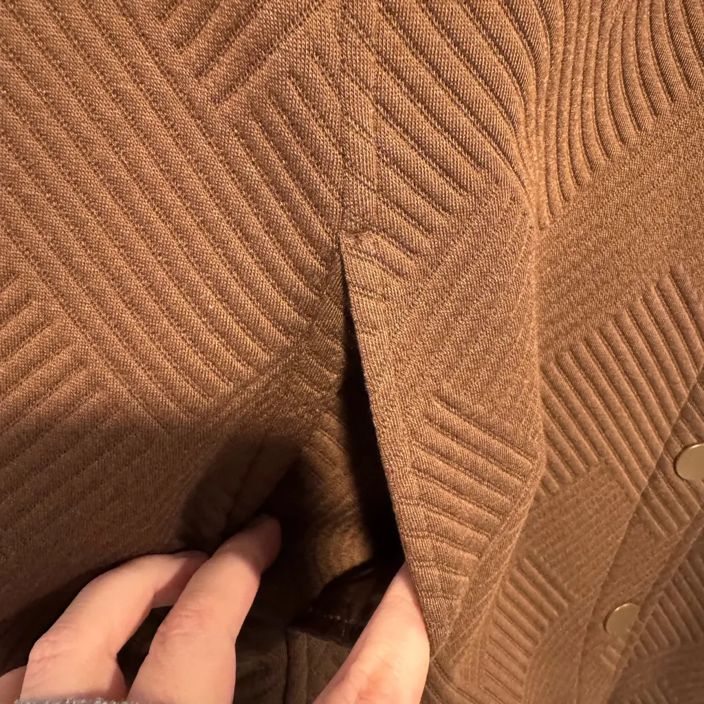 Brown Quilted Christopher and Bankd Heavyweight Jacket - Image 2