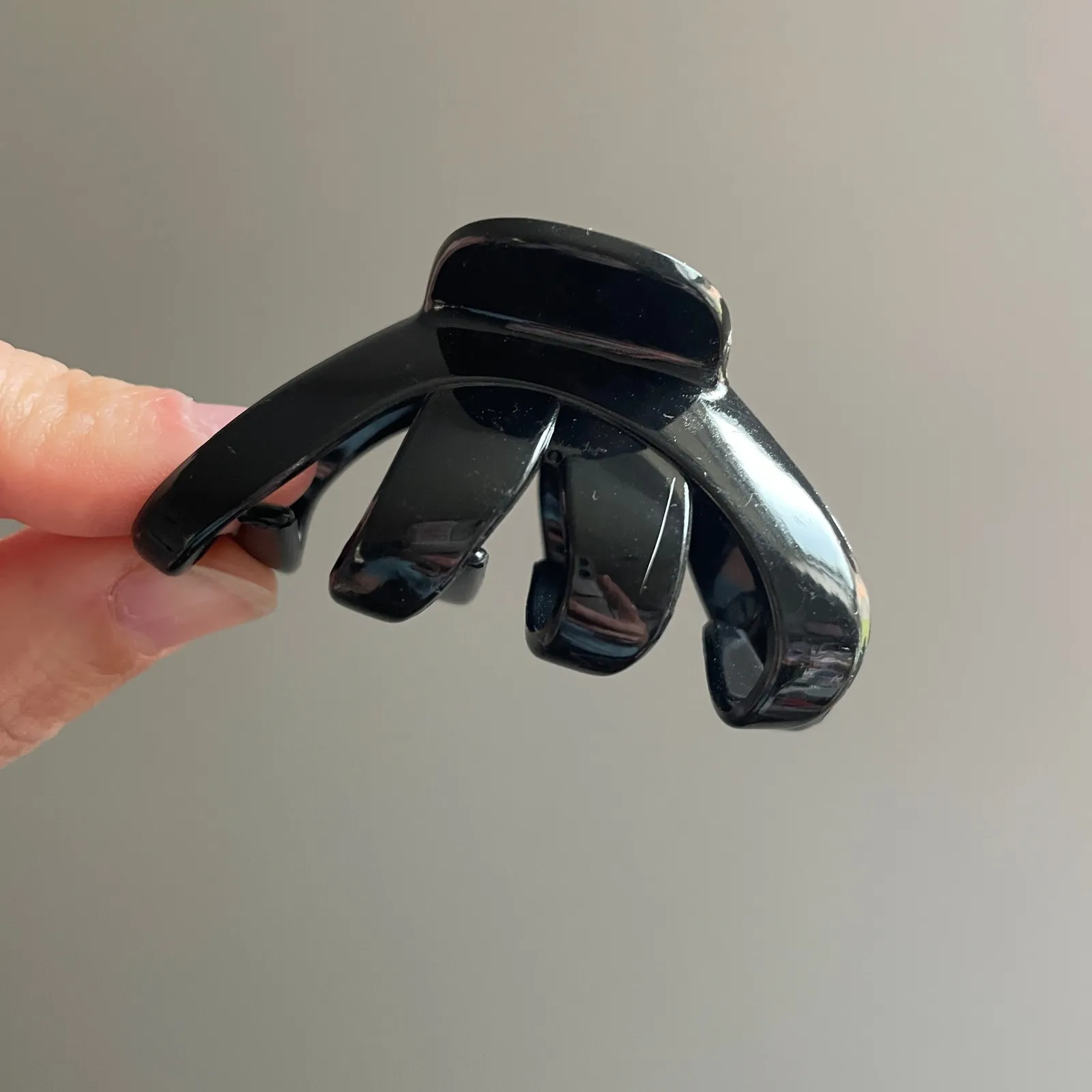 Claw Clips 3 Piece Set Tortoise Shell Black Purple Hair Accessories‎ Neutral Y2K - Image 3