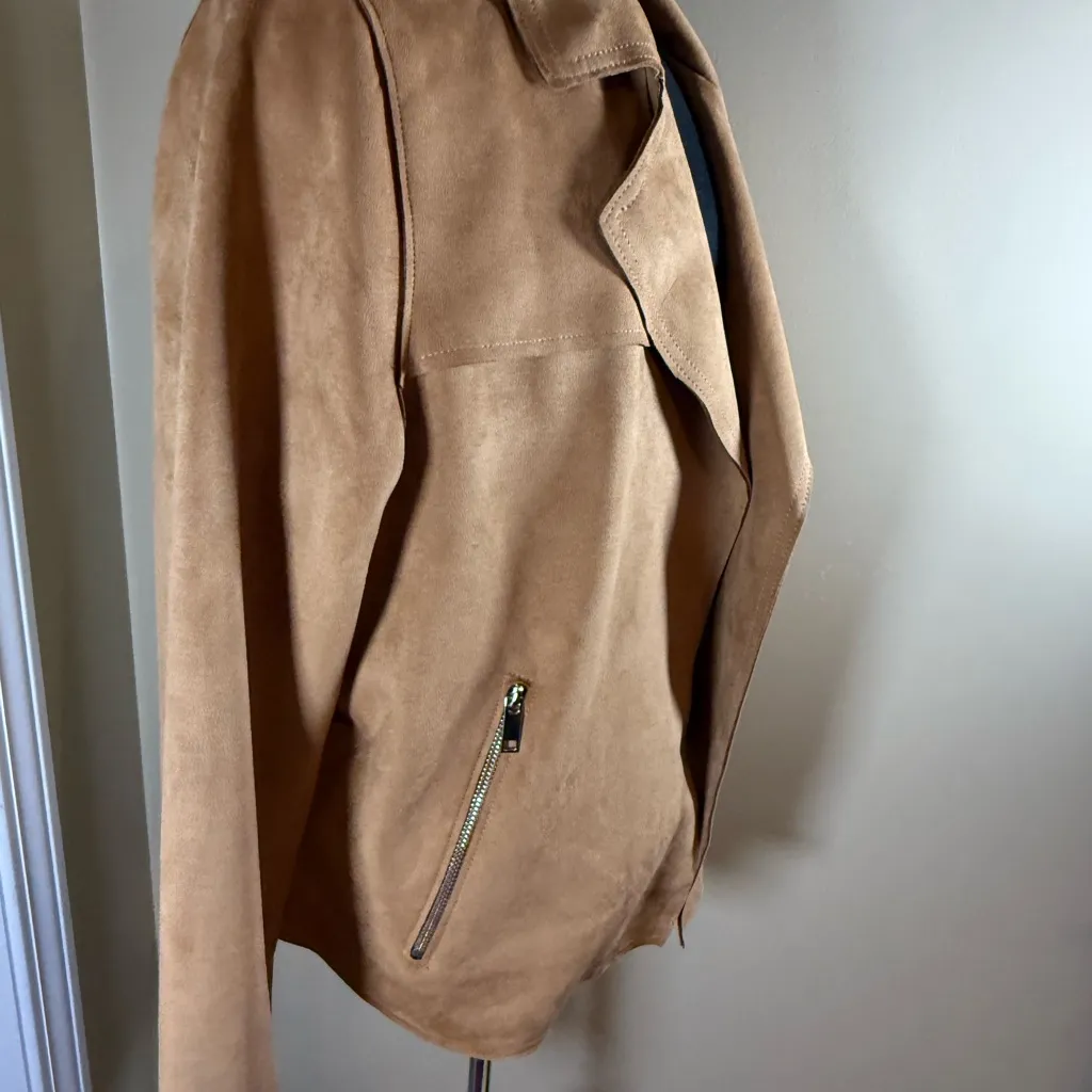 Tahari Women's Tan Leather Jacket - Image 2