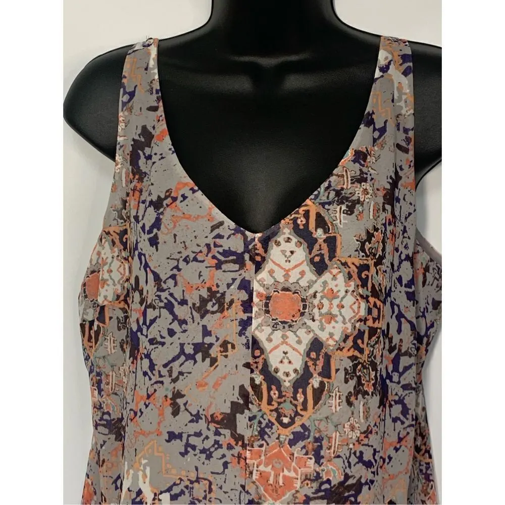 CAbi tank top sheer lined dress size small - Image 2