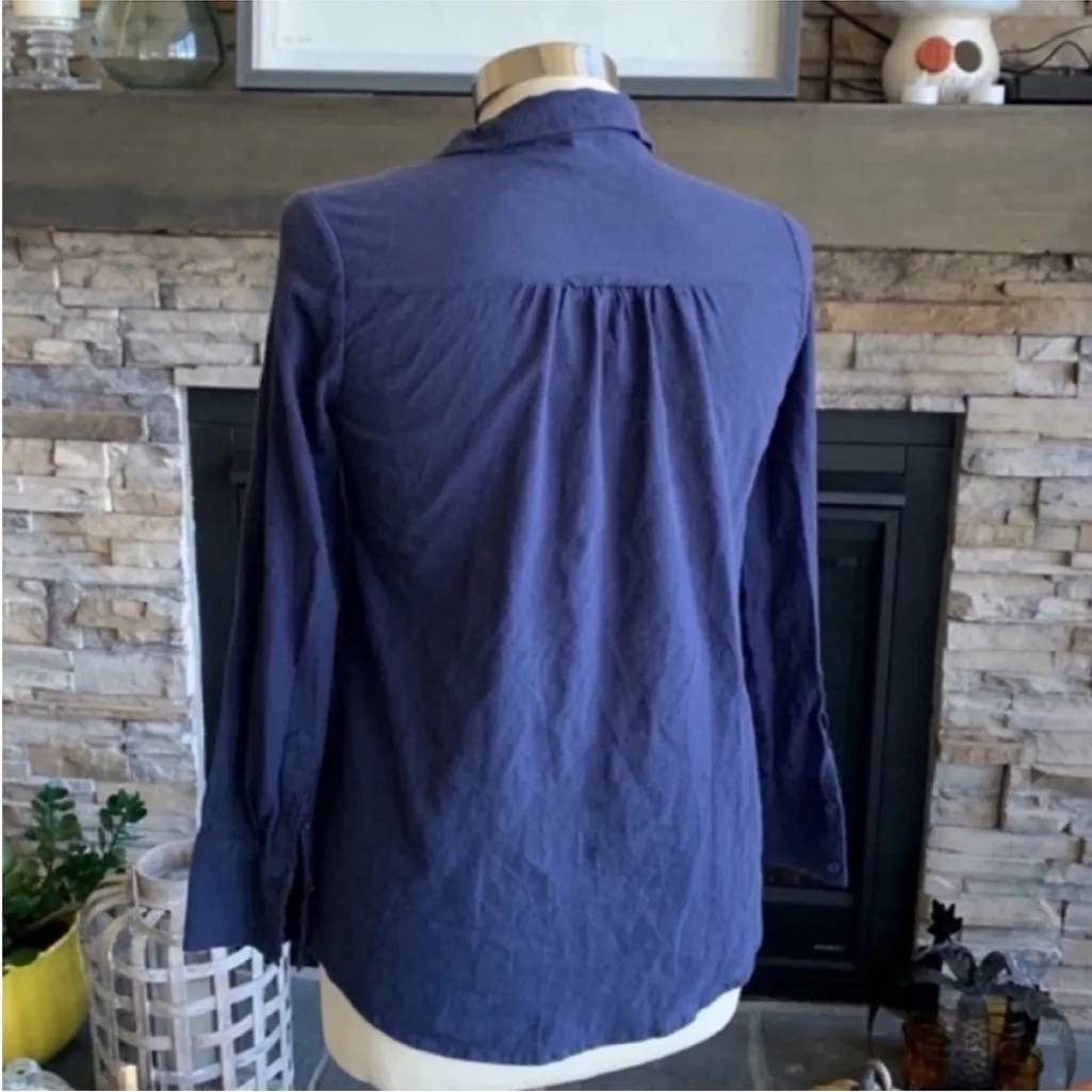 Joie Cotton Gauze Button Shirt - Image 3