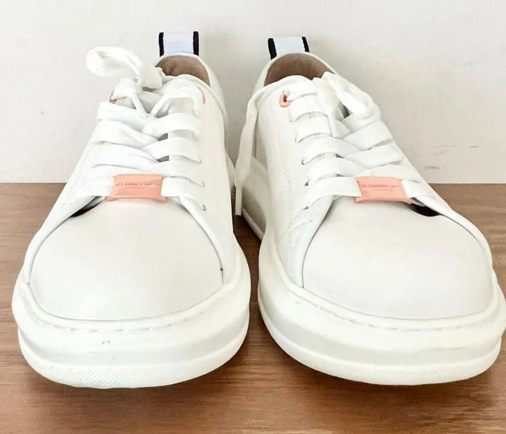 ACBC x Alexander Smith Lace Up Low Top Sneakers Shoes White Women's Size 39 / 9 - Image 8