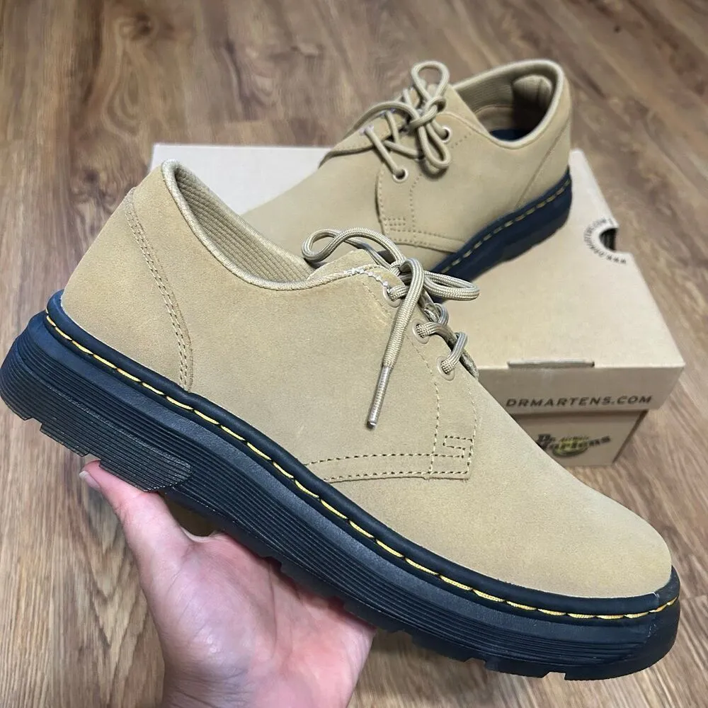 DR MARTENS Crewson Lo suede lace up oxfords shoes women’s 9 new - Image 2