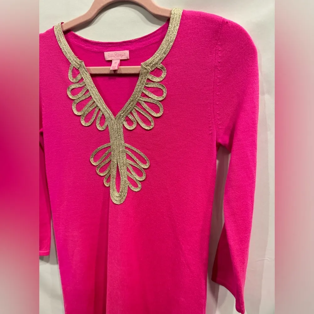 Lilly Pulitzer Devlin Sweater Shift Dress size XS - Image 4