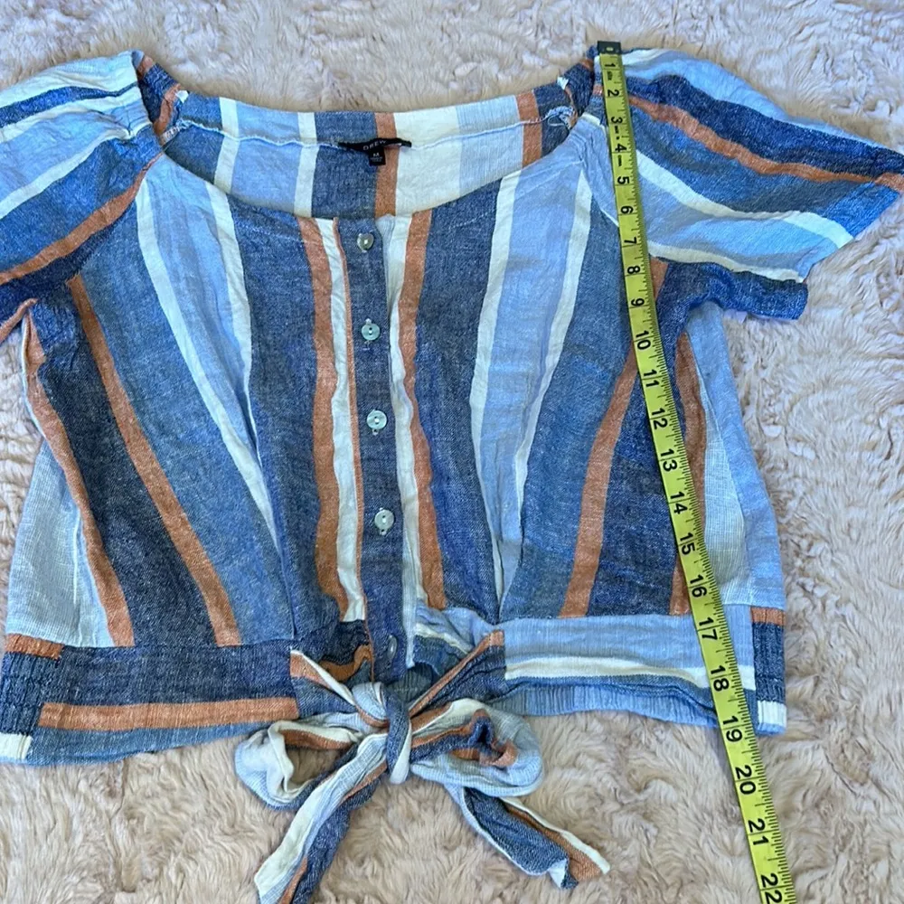 DREW size M striped blouse - Image 4