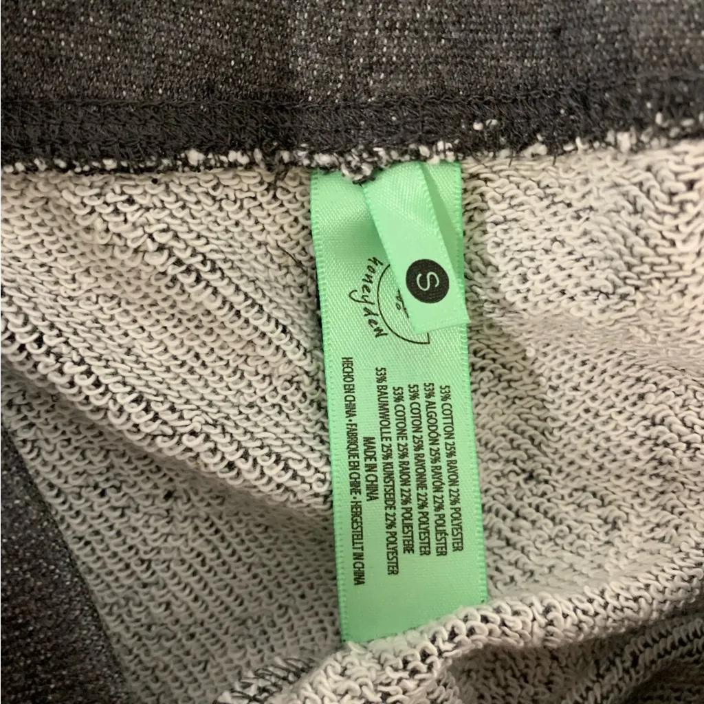 Honeydew Wide Leg Grey Cropped Lounge Pants - Image 4