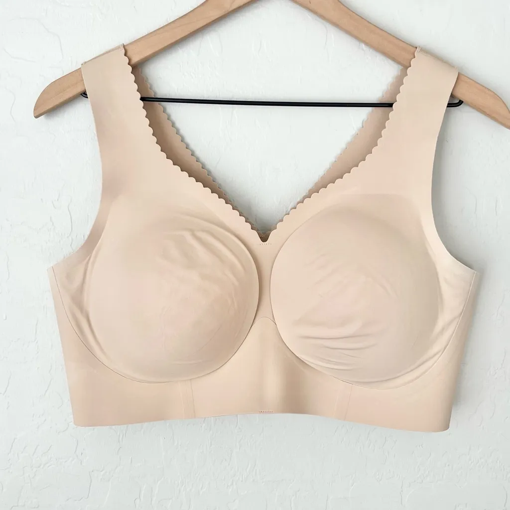 Evelyn Bobbie the Evelyn wireless bra sand nude XL Tan - Image 4