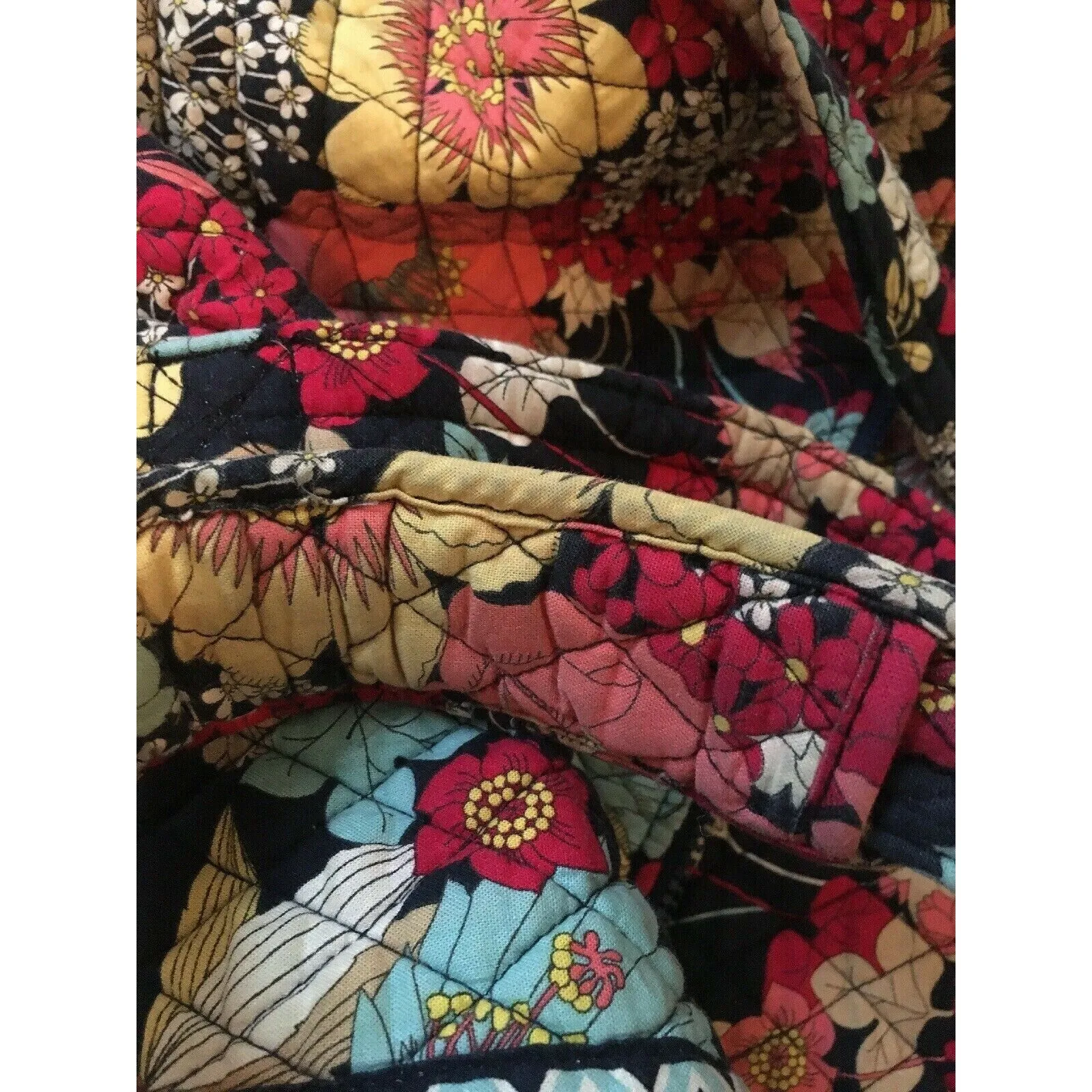 Vera Bradley Floral Print Large Duffle Iconic Bag Multicolor - Image 10