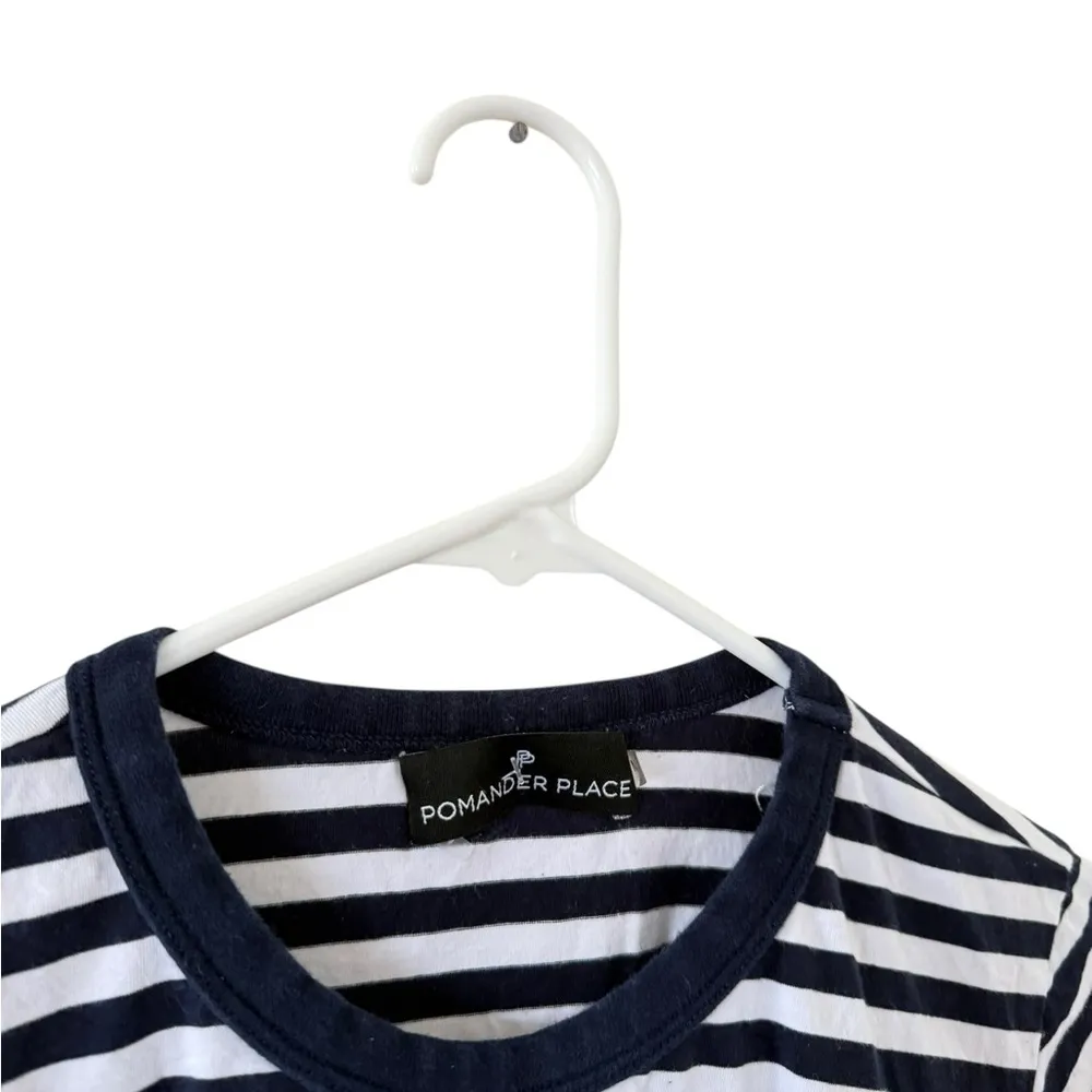 Tuckernuck Pomander Place Perrie Top Navy and white - Image 6