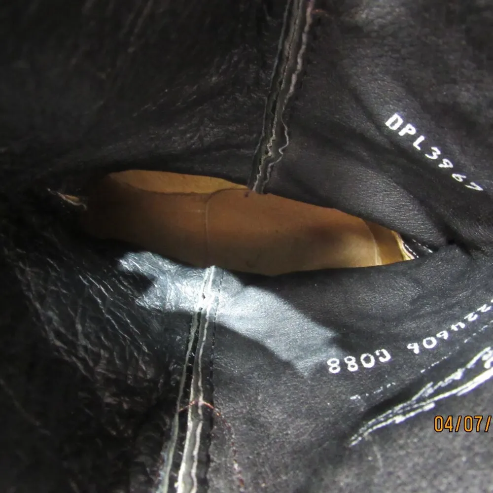 lagrange leather black boots 9.5M Women Ribbon Breast Cancer Awareness Edition Size 9.5 - Image 8