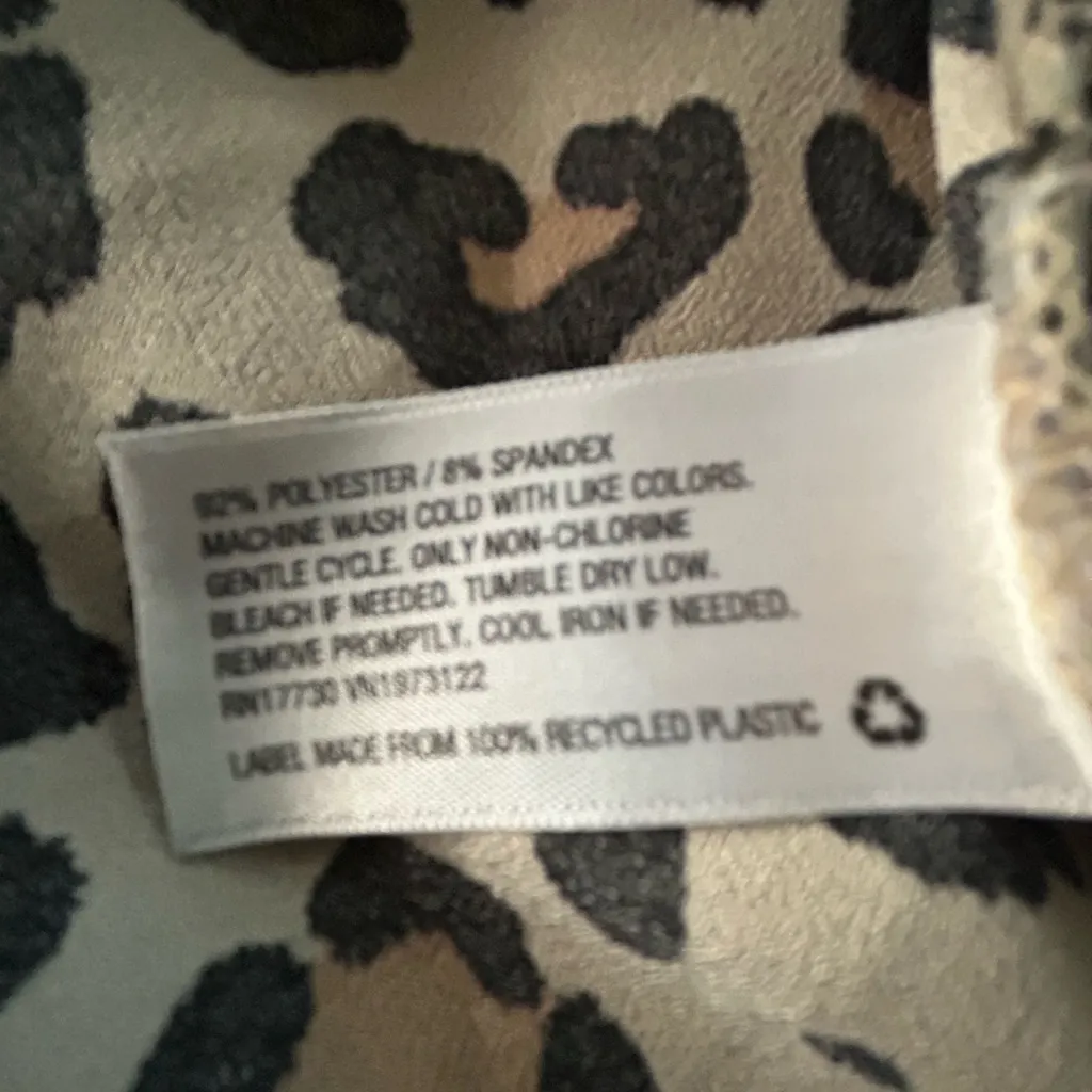 AVA & VIV Leopard Print Women's Top  3x holiday top - Image 6