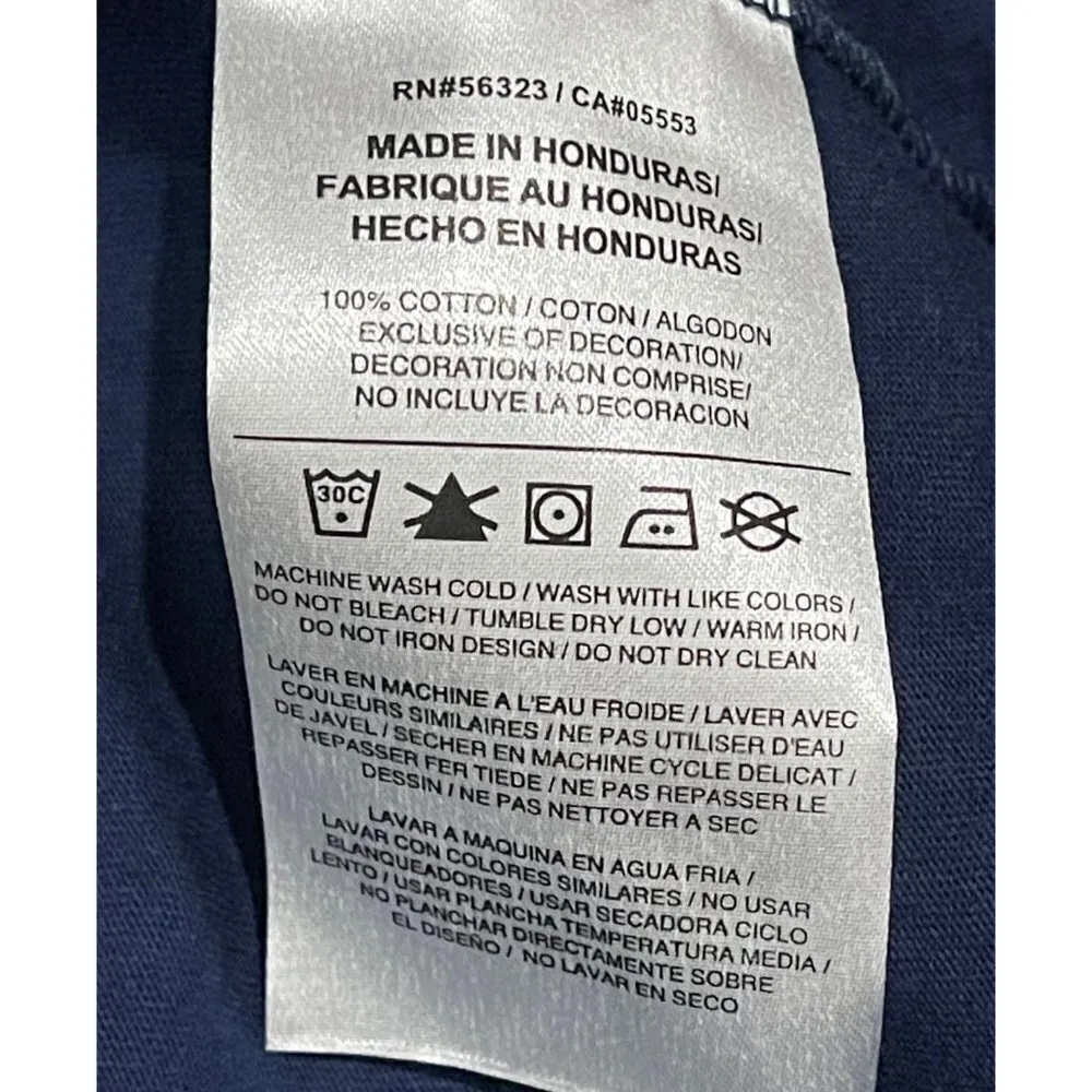 NWT Nike Women's Fresno State Short Sleeve Crewneck Tee Navy Size M Medium - Image 6