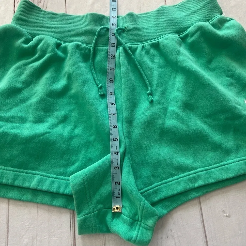 Nike Shorts Womens 1X Plus Size Sportswear Green Phoenix Fleece High-Waist Loose - Image 15