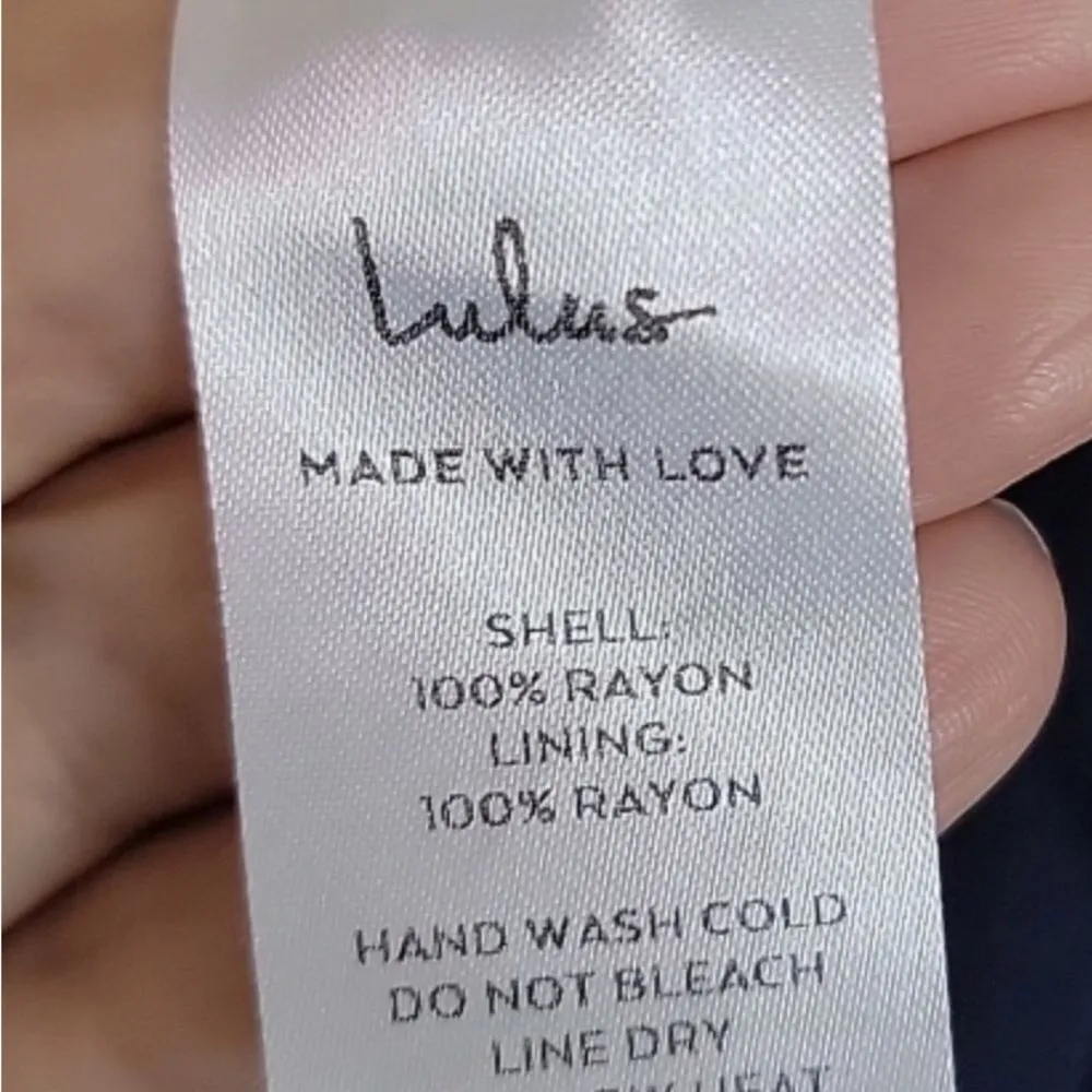 Lulus Poppy Patch Navy Blue Floral Print Skater Dress Blue - Image 10