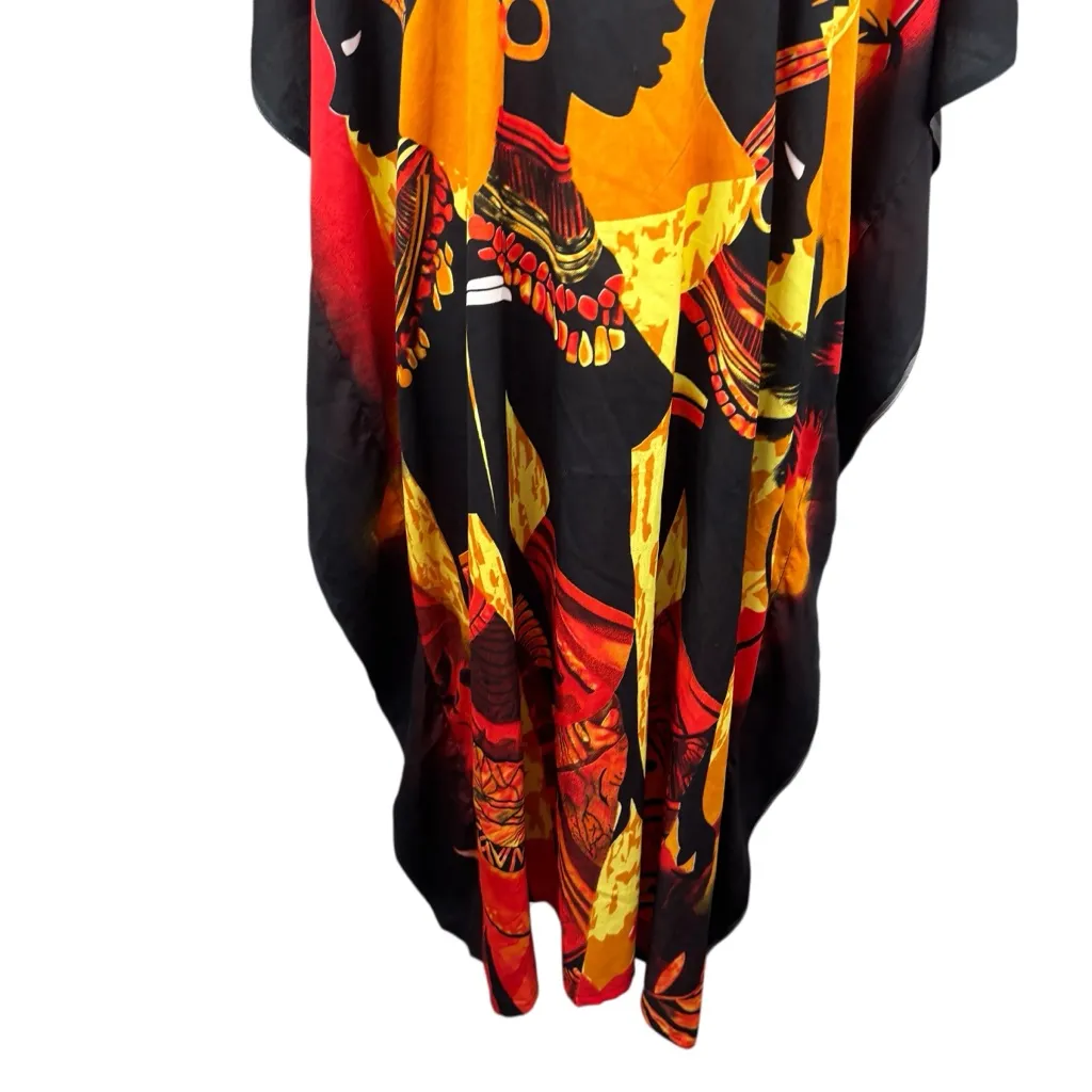 African/tribal kaftan, Free Size, colorful, ethnic, boxy cut, flowy, casual Multiple - Image 3