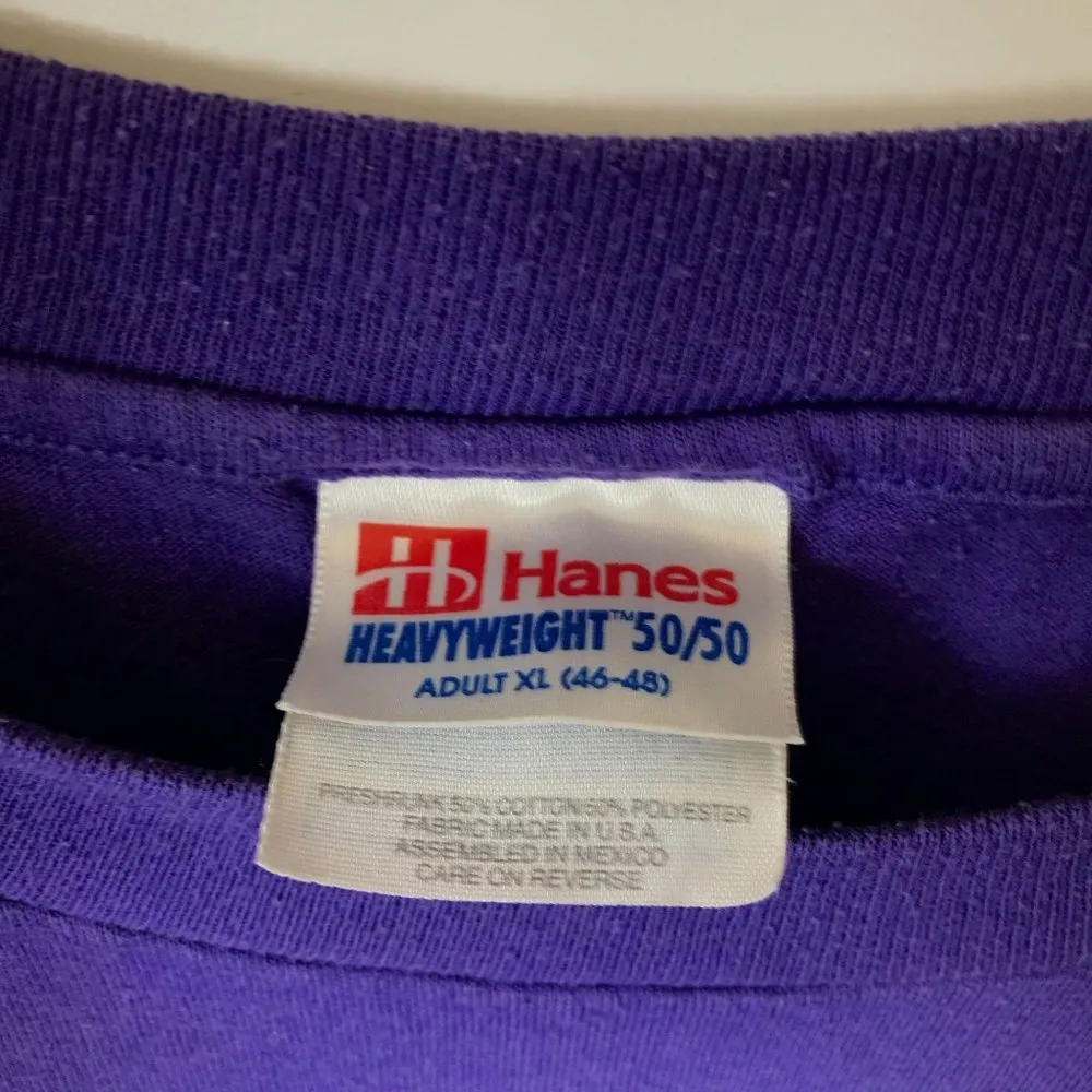 90s Vintage Volleyball Finalists T Shirt Single Stitch Sports Fit Graphic Tee XL - Image 4