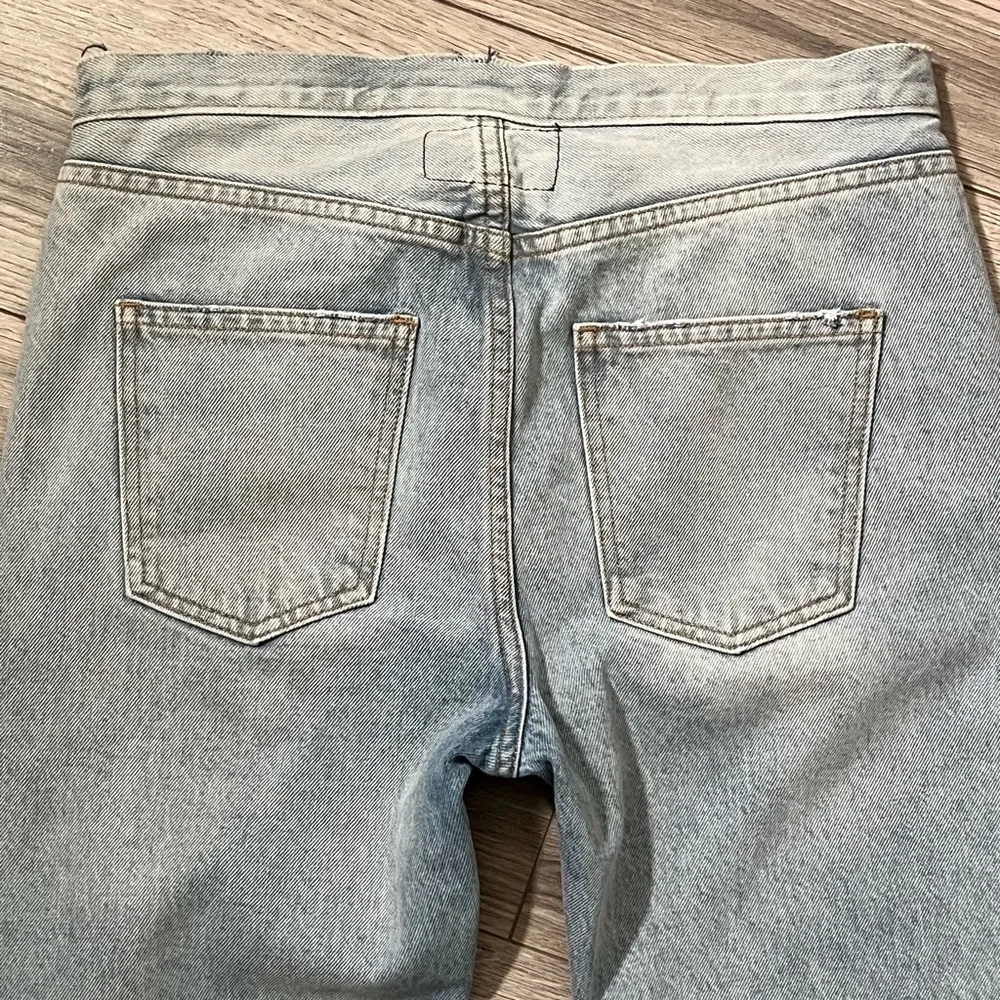 Current/Elliott The Original Straight w/ Cut Off Waistband Jeans | 26 - Image 5